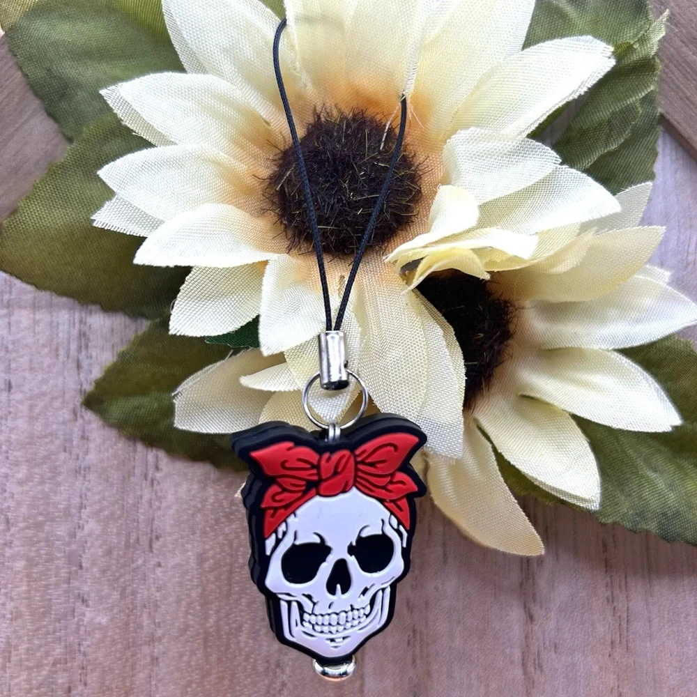 Skull Phone Charm
